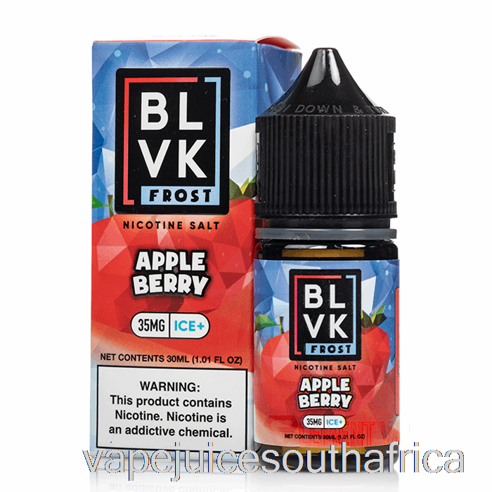 Vape Juice South Africa Apple Berry - Blvk Frost Salts - 30Ml 35Mg